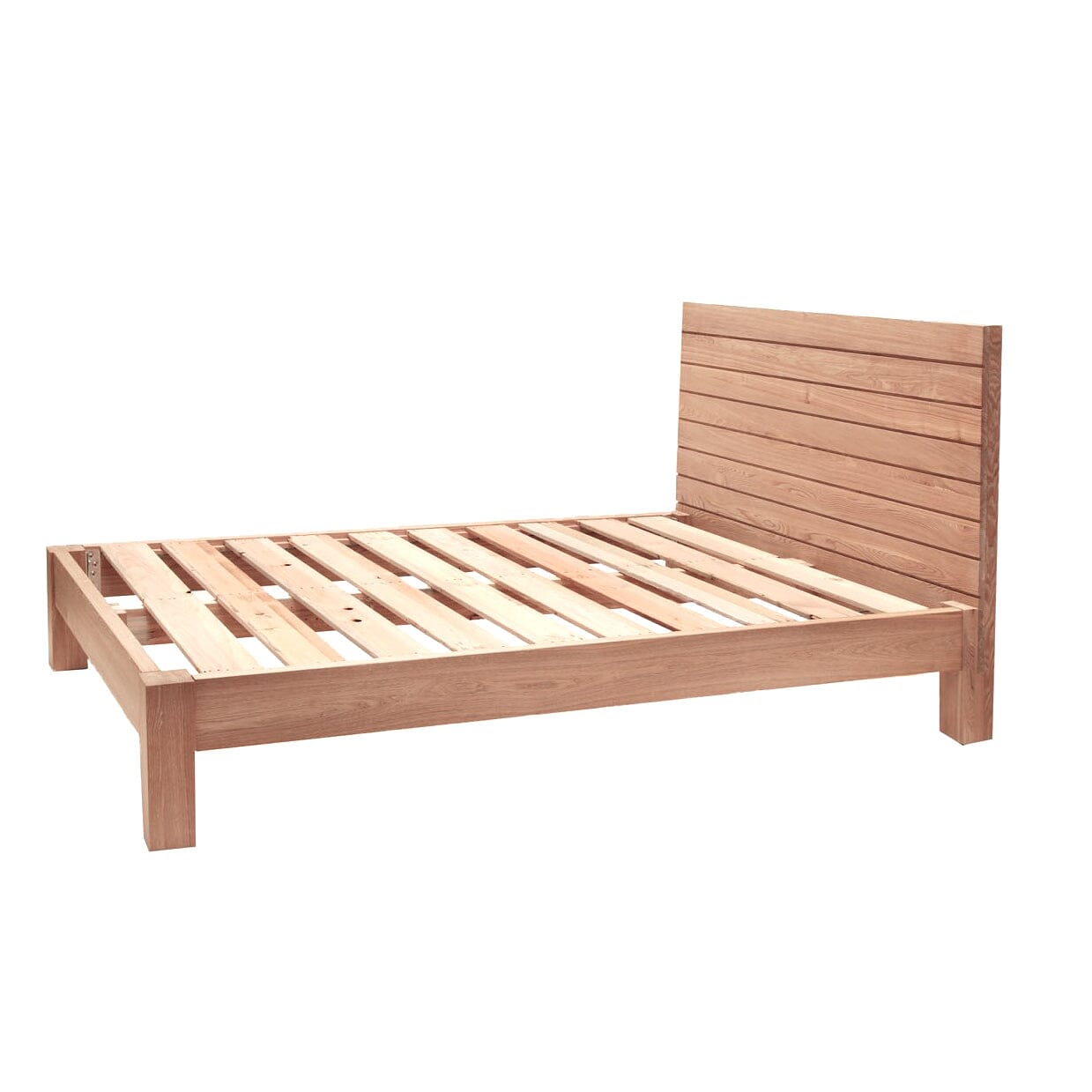 Square Groove Bed - King Bedroom Furniture Beachwood Designs