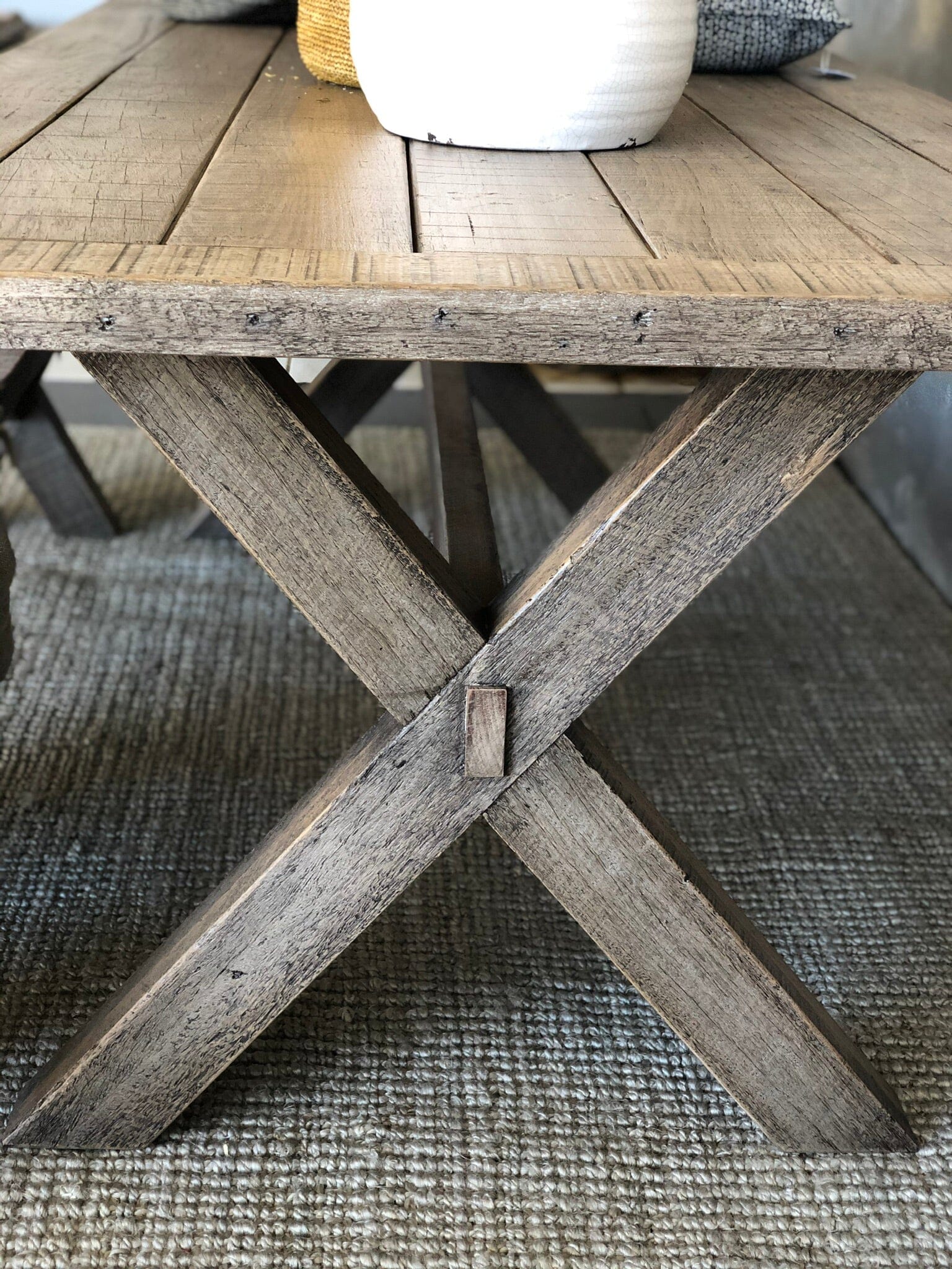 The Cross Base Table Dining Furniture Beachwood Designs