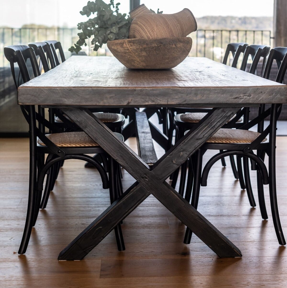 Beachwood Designs-The Custom Cross Base Dining Table