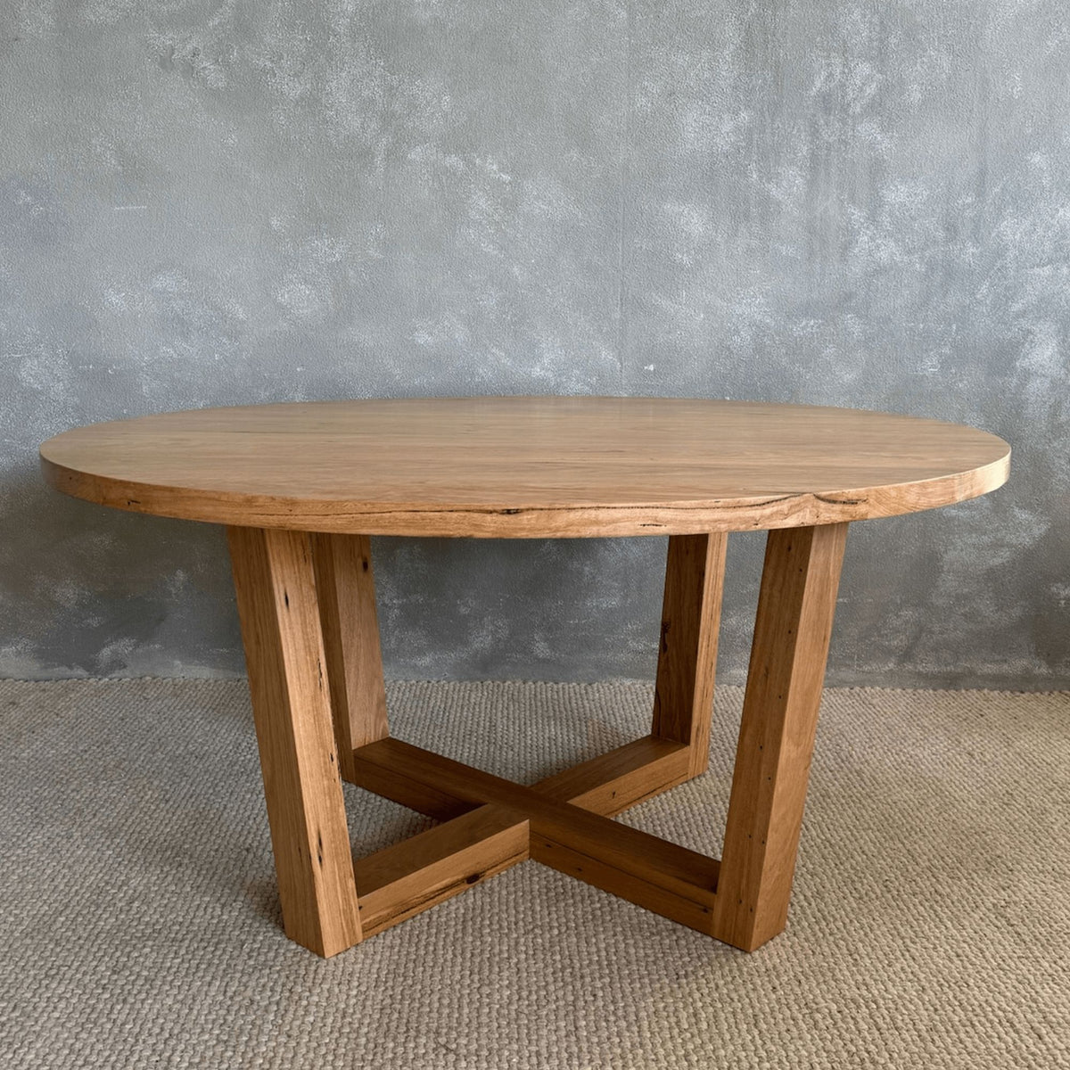 The Custom Round Angled Loop Dining Table Dining Furniture Beachwood Designs