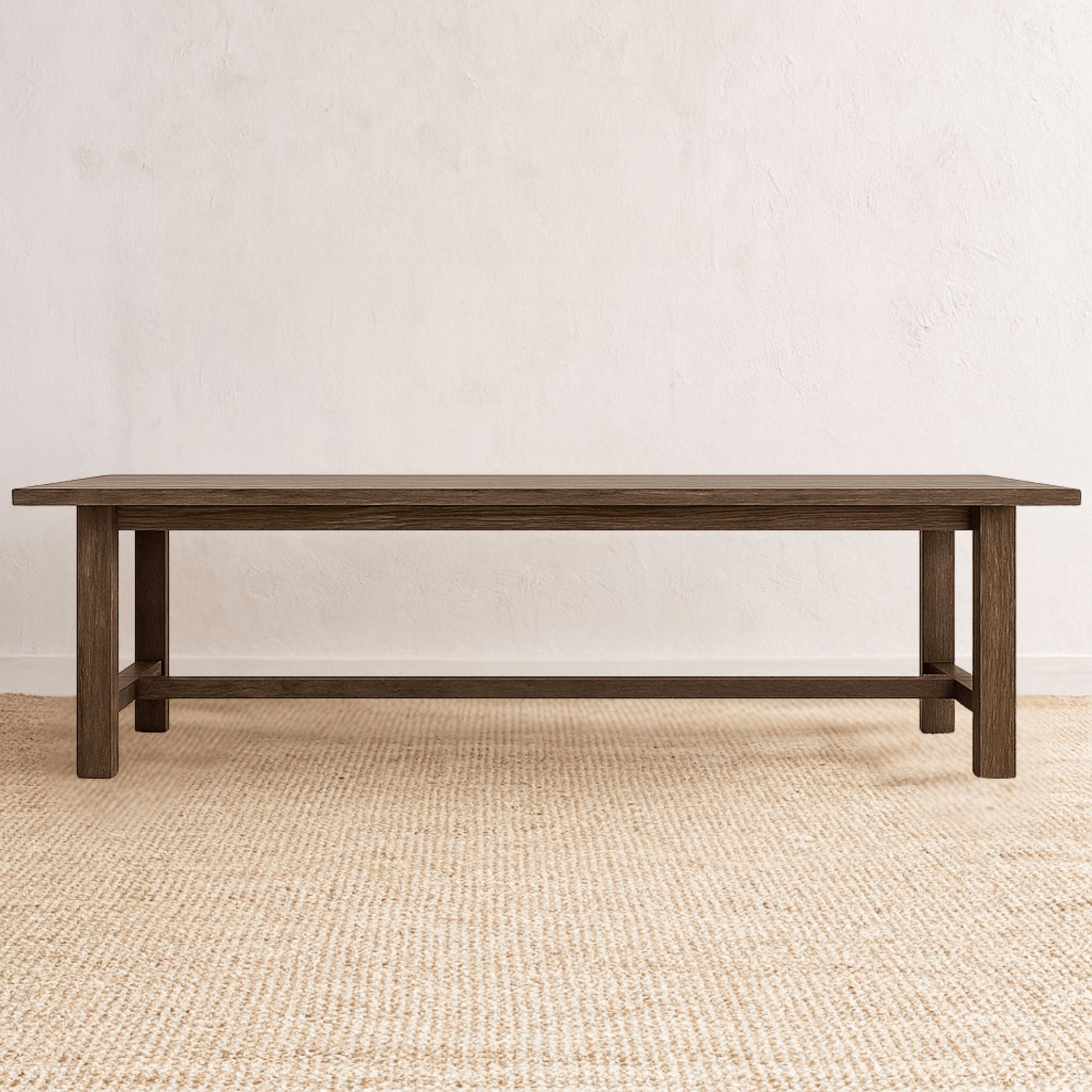 The Refectory Table Dining Furniture Beachwood Designs 1800mm Hardwood Hardwood - Bark