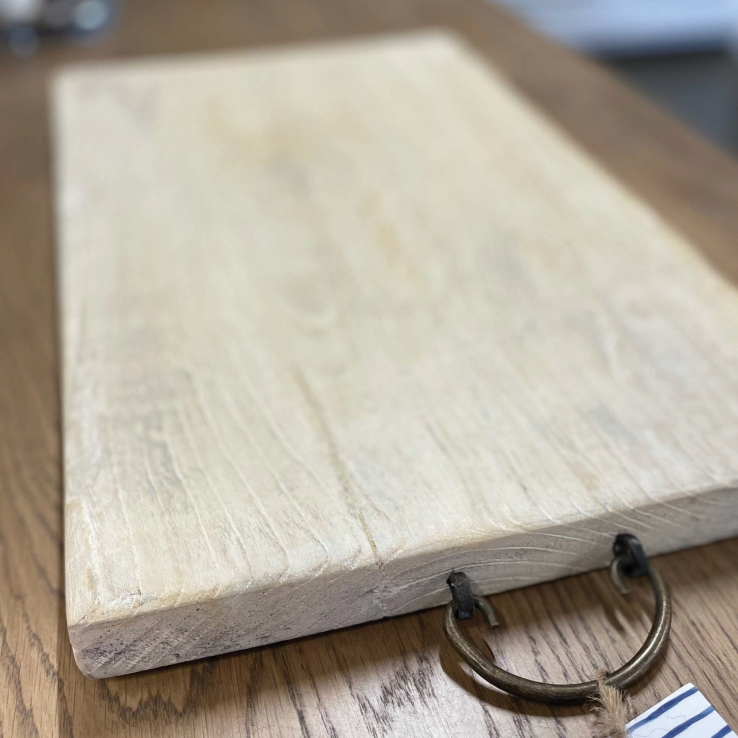 Timber Rectangle Tray with Handles Homewares Beachwood Designs 