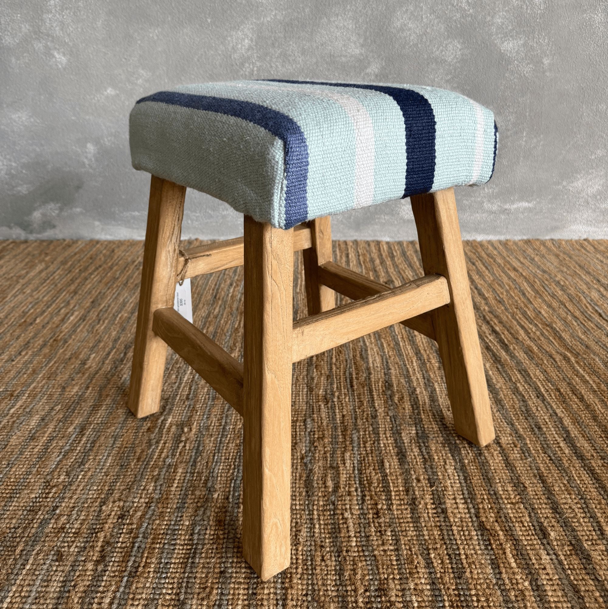 Upholstered Elm Stool - Limited Edition Dining Furniture Beachwood Designs