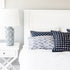 V-Groove Bed - King Bedroom Furniture Beachwood Designs White 