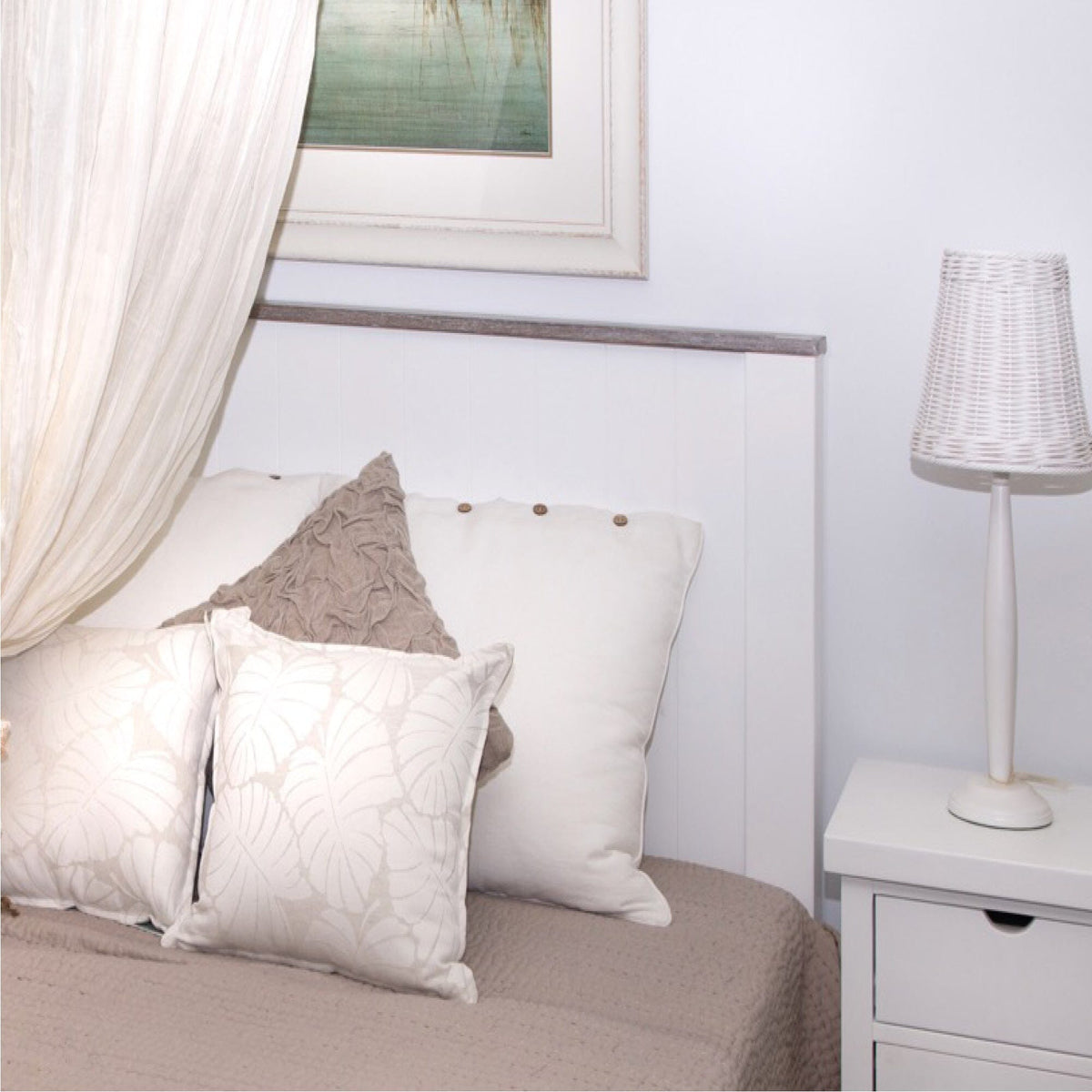 V-Groove Bed - Queen Bedroom Furniture Beachwood Designs