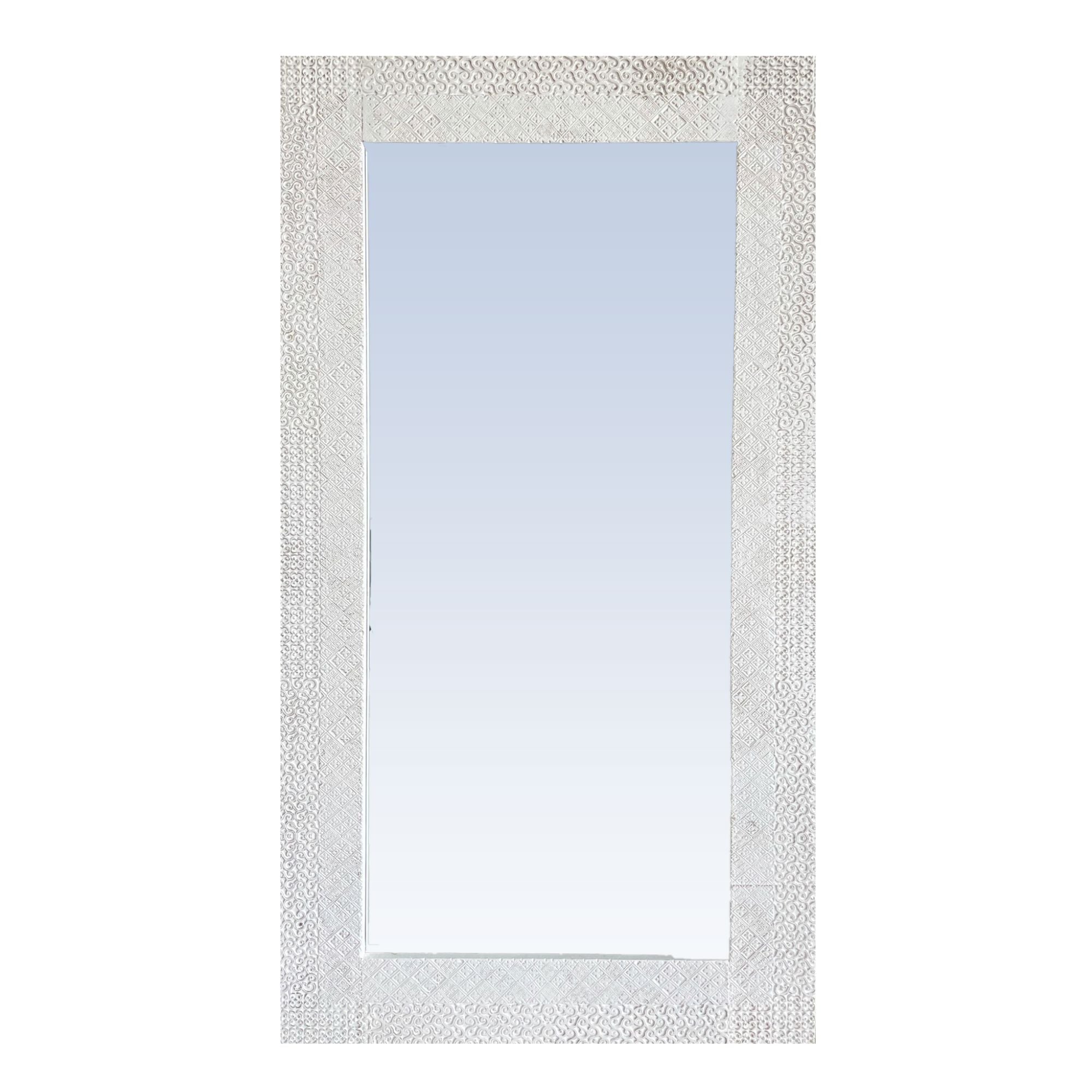 White Elm Carved Mirror - 2000H x 1100W Homewares Beachwood Designs