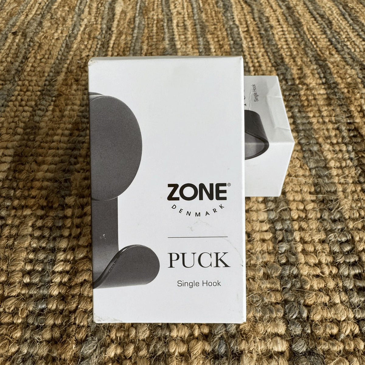 Zone Denmark Solo Suction Puck Hook Black Homewares Beachwood Designs