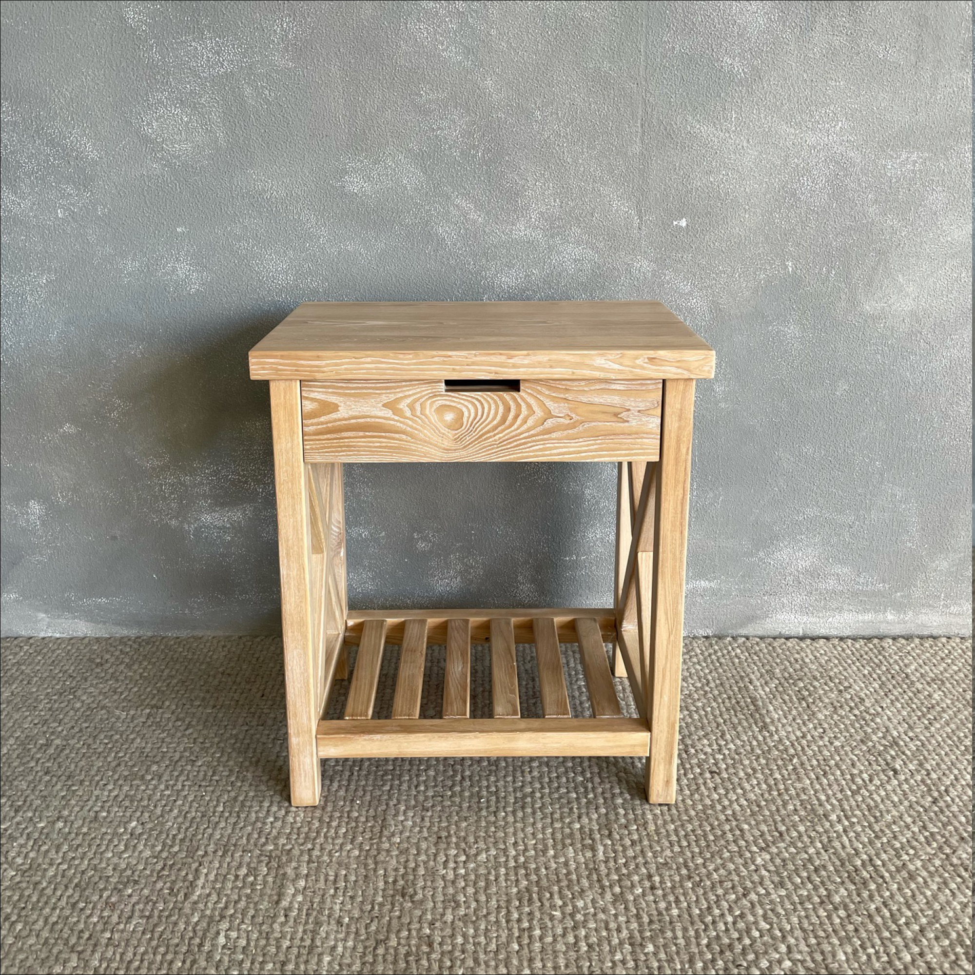 Caribbean Bedside L600mm - 1 Drawer