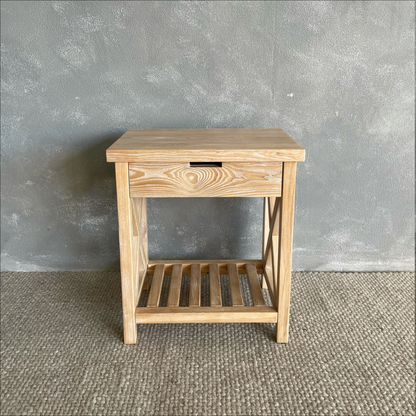 Caribbean Bedside L600mm - 1 Drawer