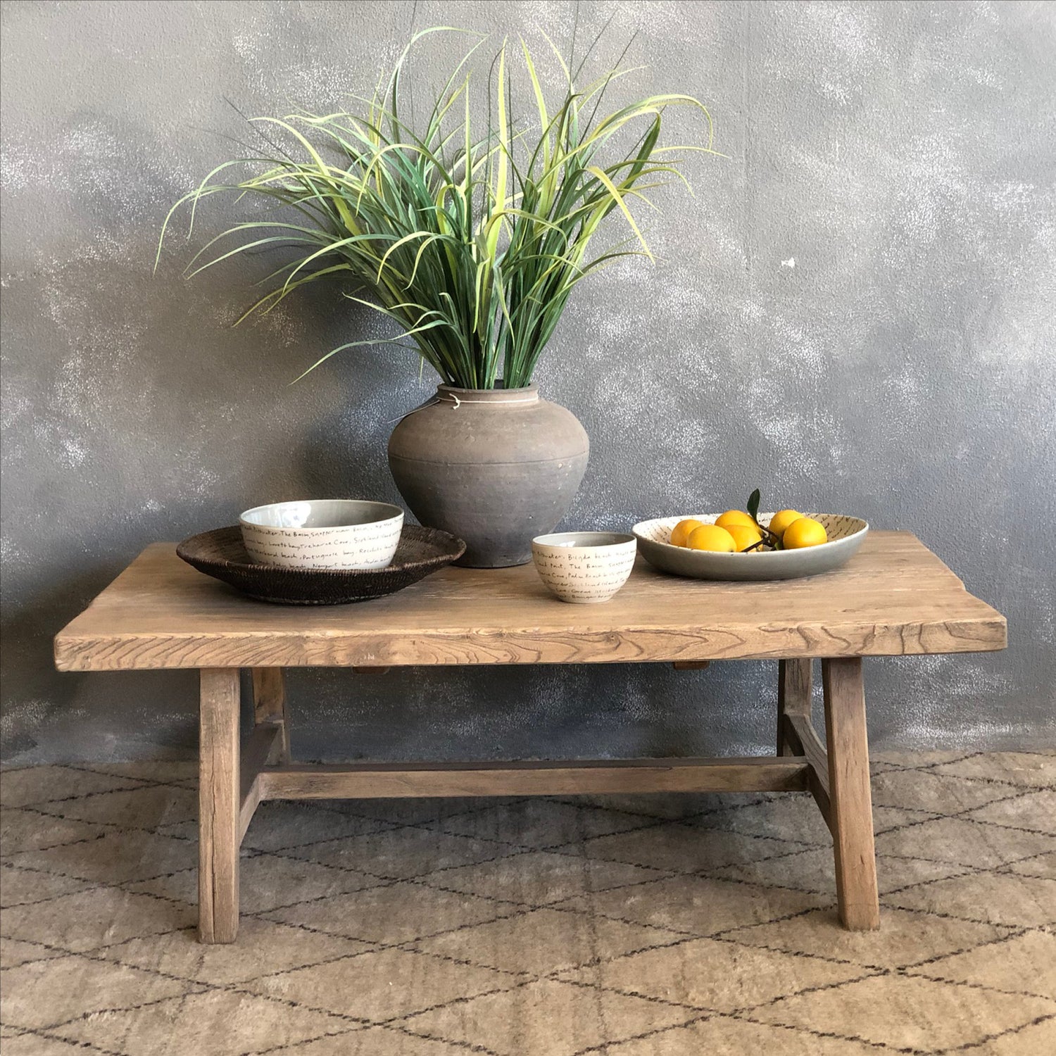 Reclaimed Elm Coffee Table