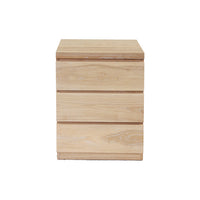Modern Bedside L500mm - 3 Drawer