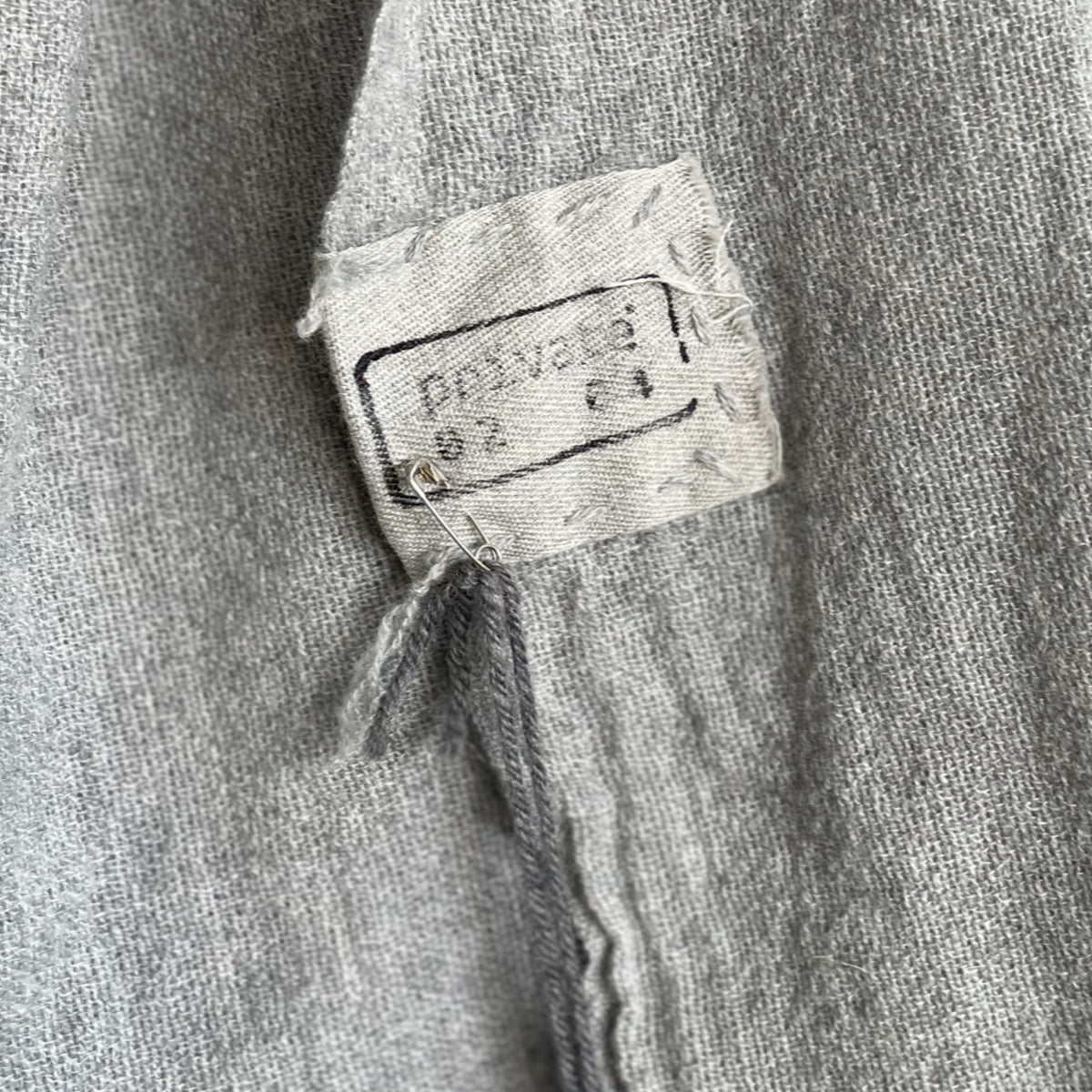Italian Cashmere Scarf - Grey