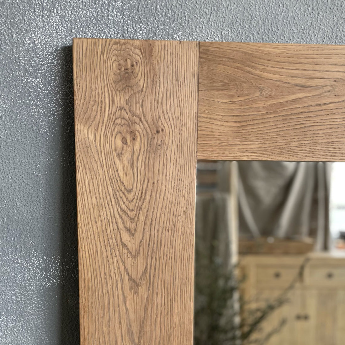 Weathered Oak Mirror - 1500H x 1000W