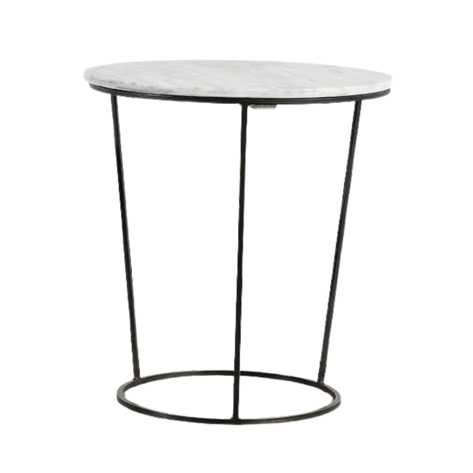 Round Marble Top Side Table - 400D