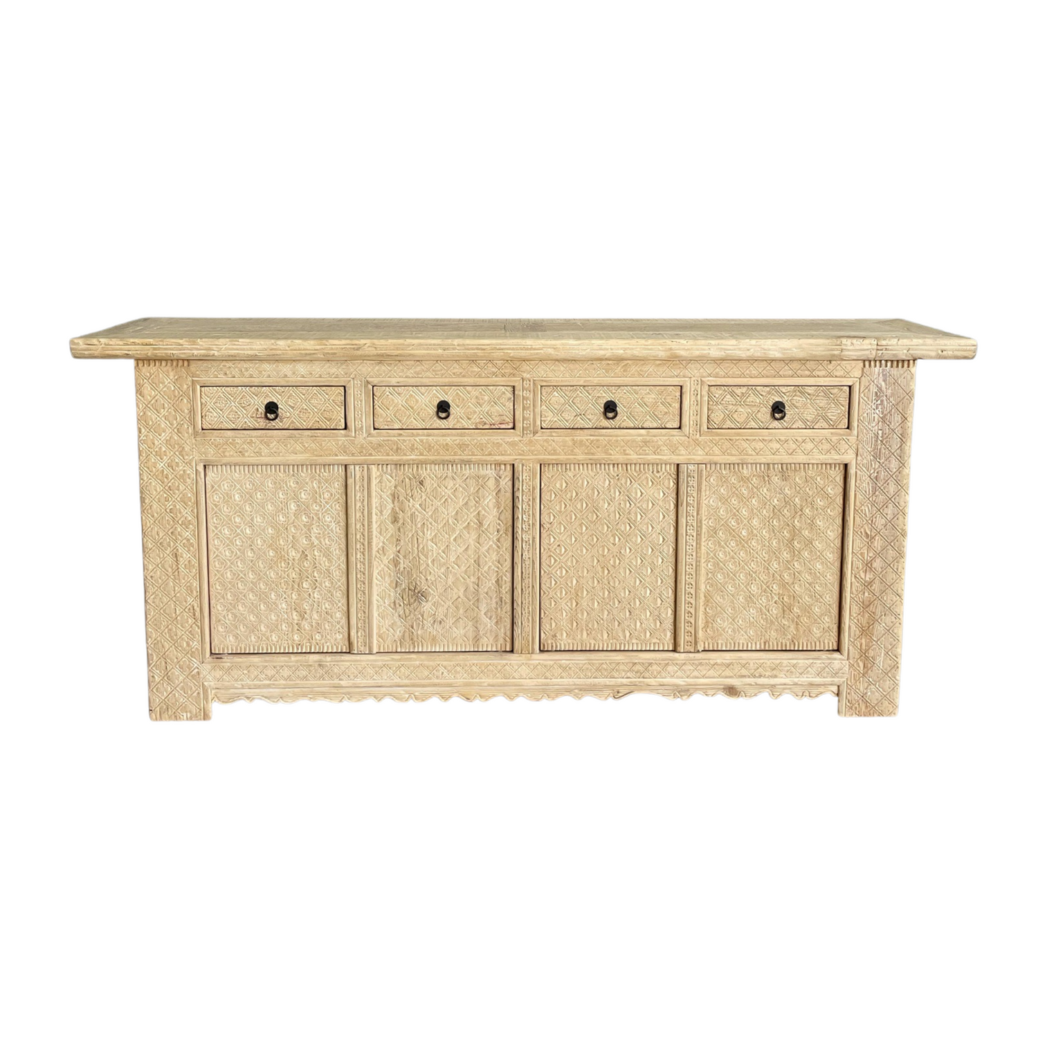 Carved Elm Sideboard L2000mm