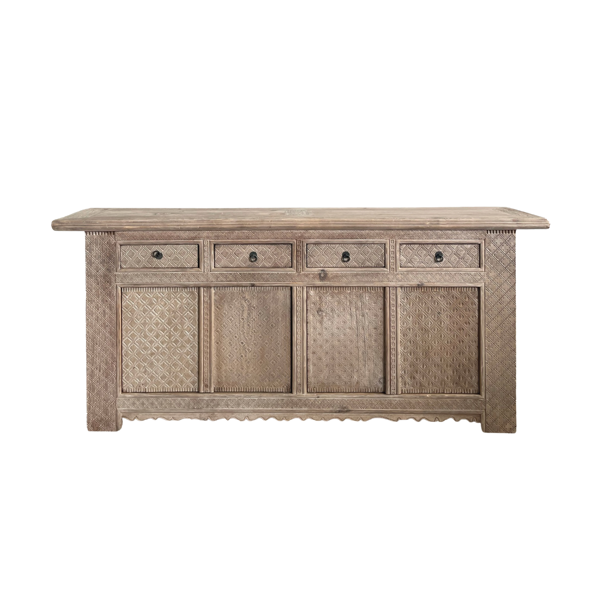 Carved Elm Sideboard L2000mm