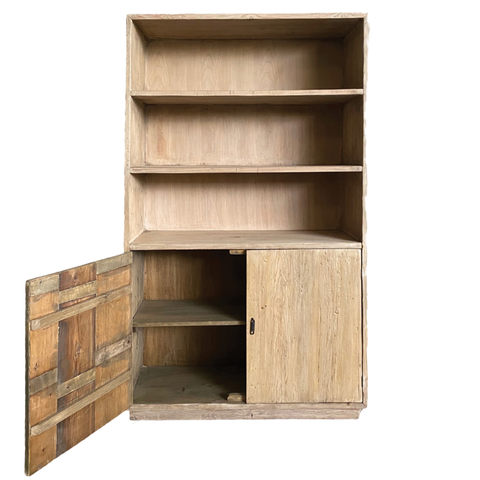 Elm Cabinet w/ Open Shelves