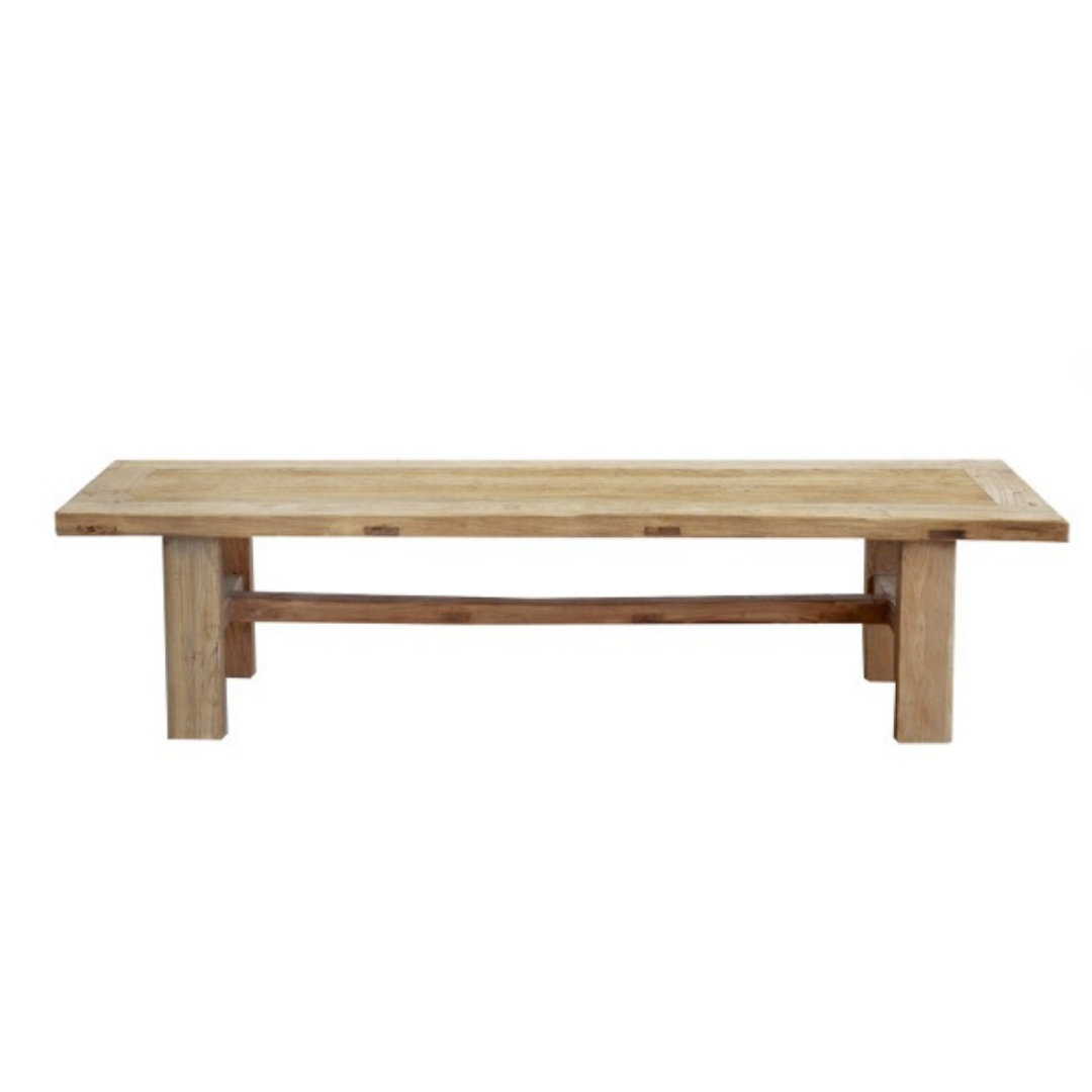 Elm Bench Style Coffee Table - Natural