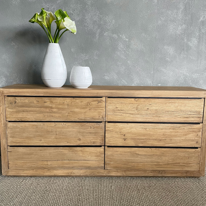 Elm Sideboard L1830mm - 6 Drawers