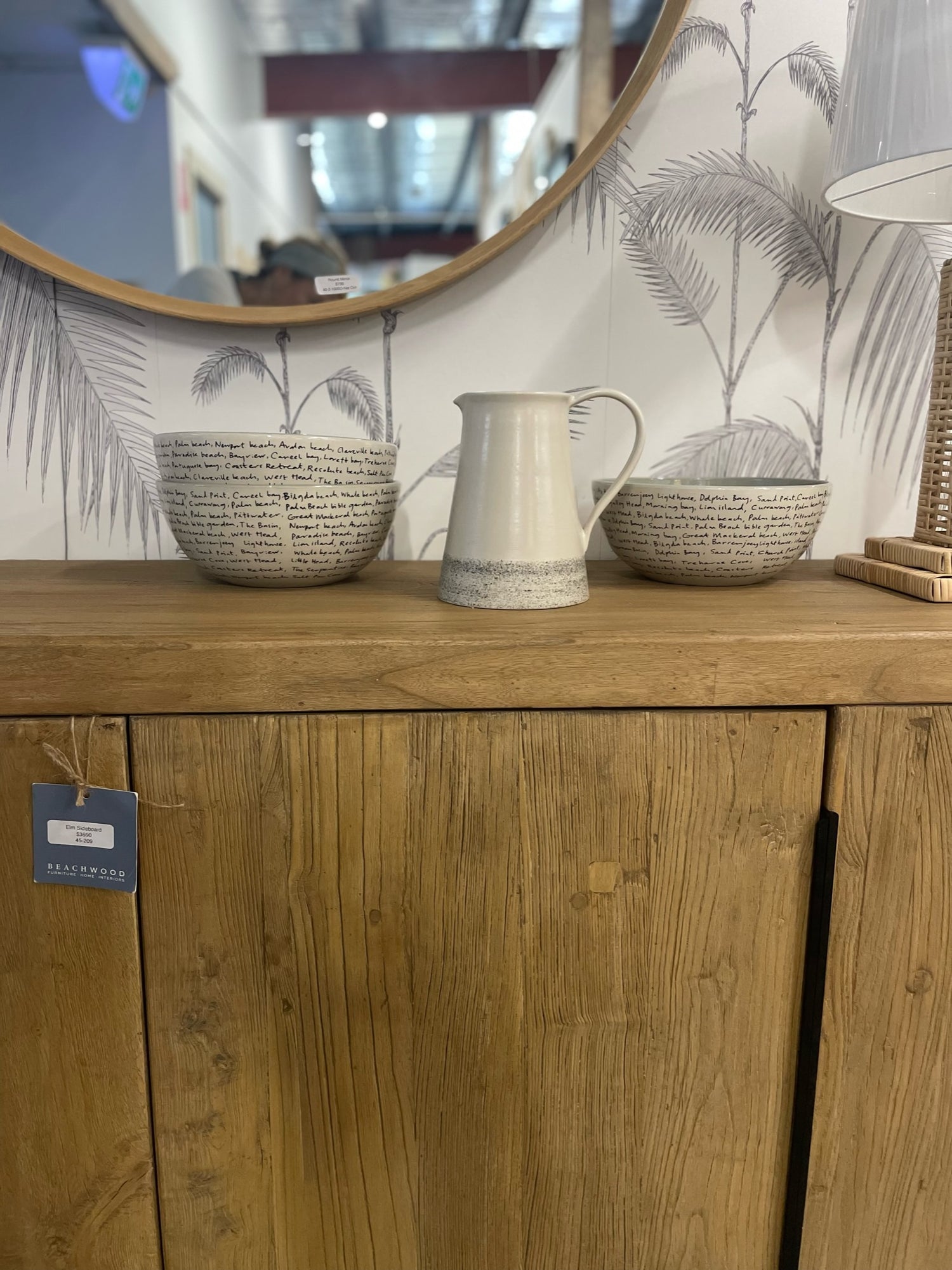 Reclaimed Elm Sideboard L 2290mm - Natural