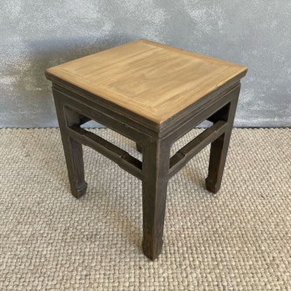 Square Pine Side Table