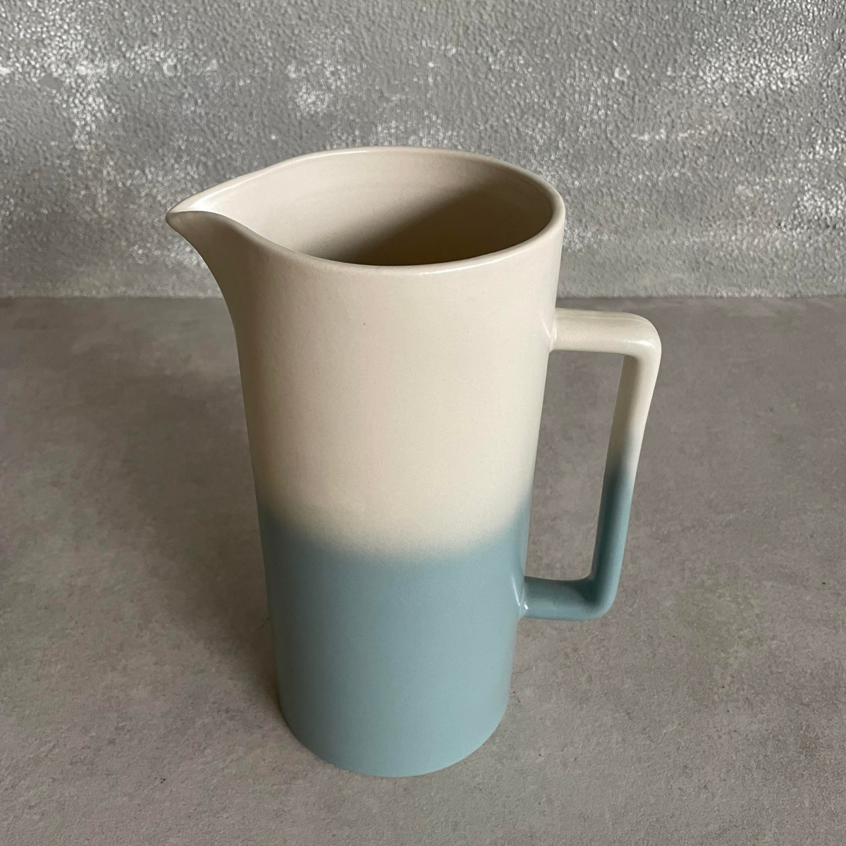 Ceramic Blue Graduation Jug