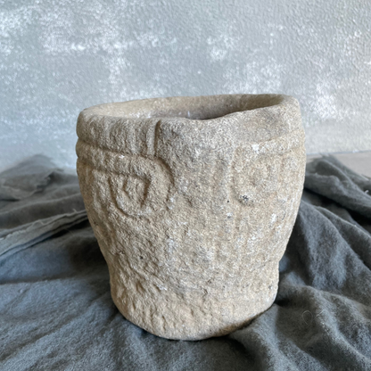 Round Stone Pot