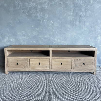 Elm Media Unit L2200mm - Open Shelf