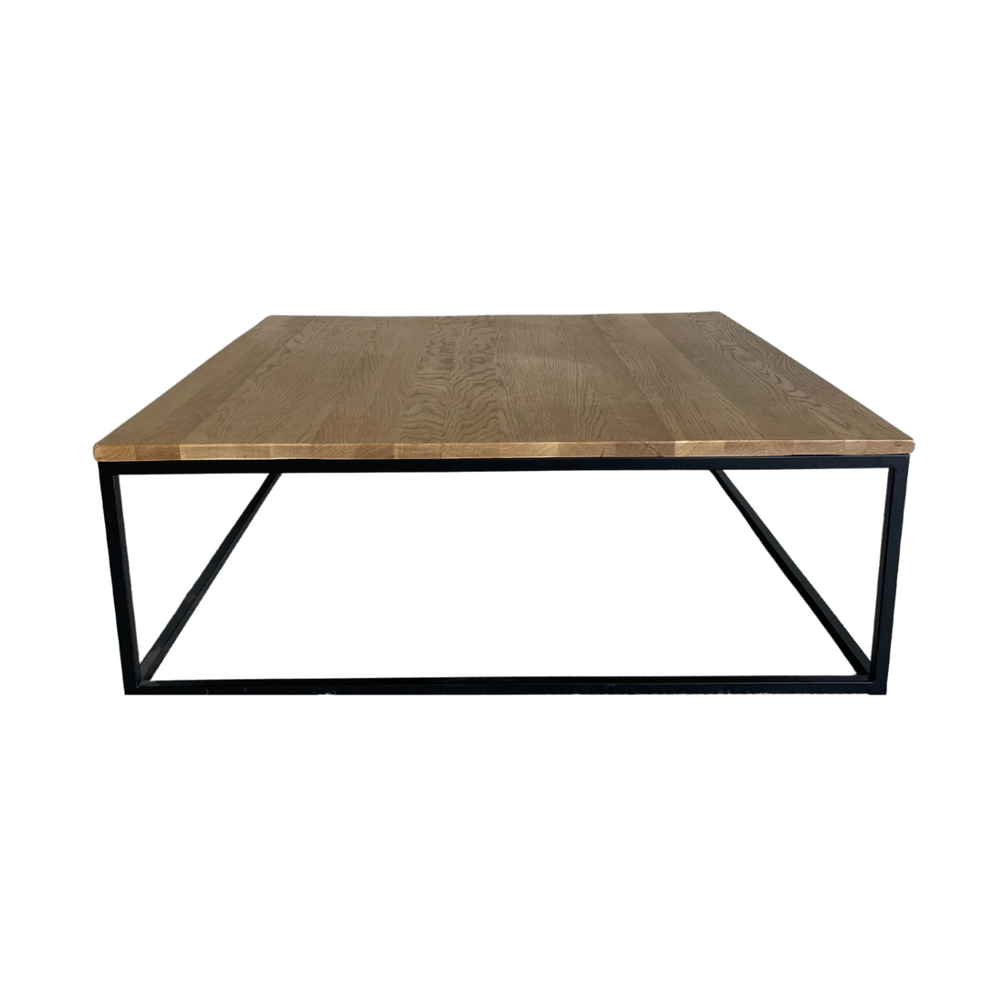 Manhattan Square Coffee Table - Weathered American Oak