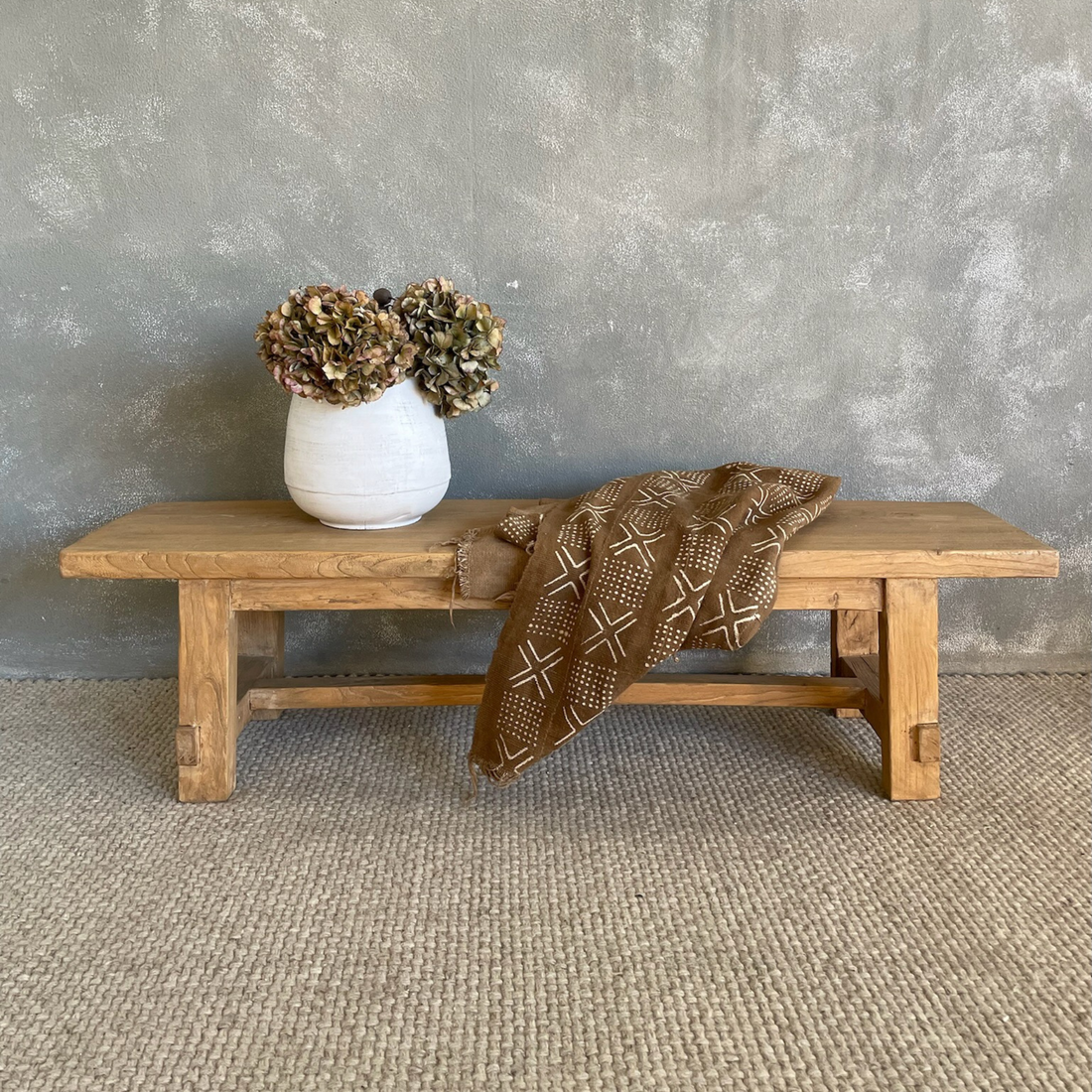 Chunky Elm Bench Seat L1550mm