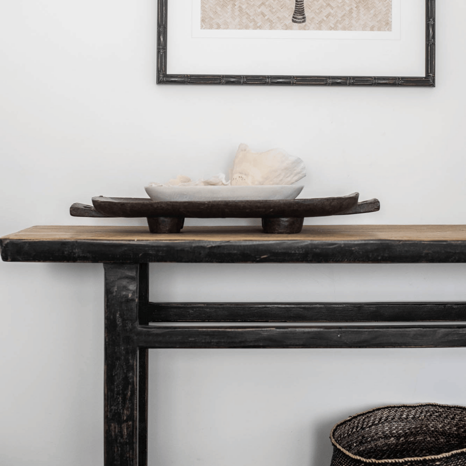 Amsterdam Hall Table L1520mm - Black &amp; Amsterdam