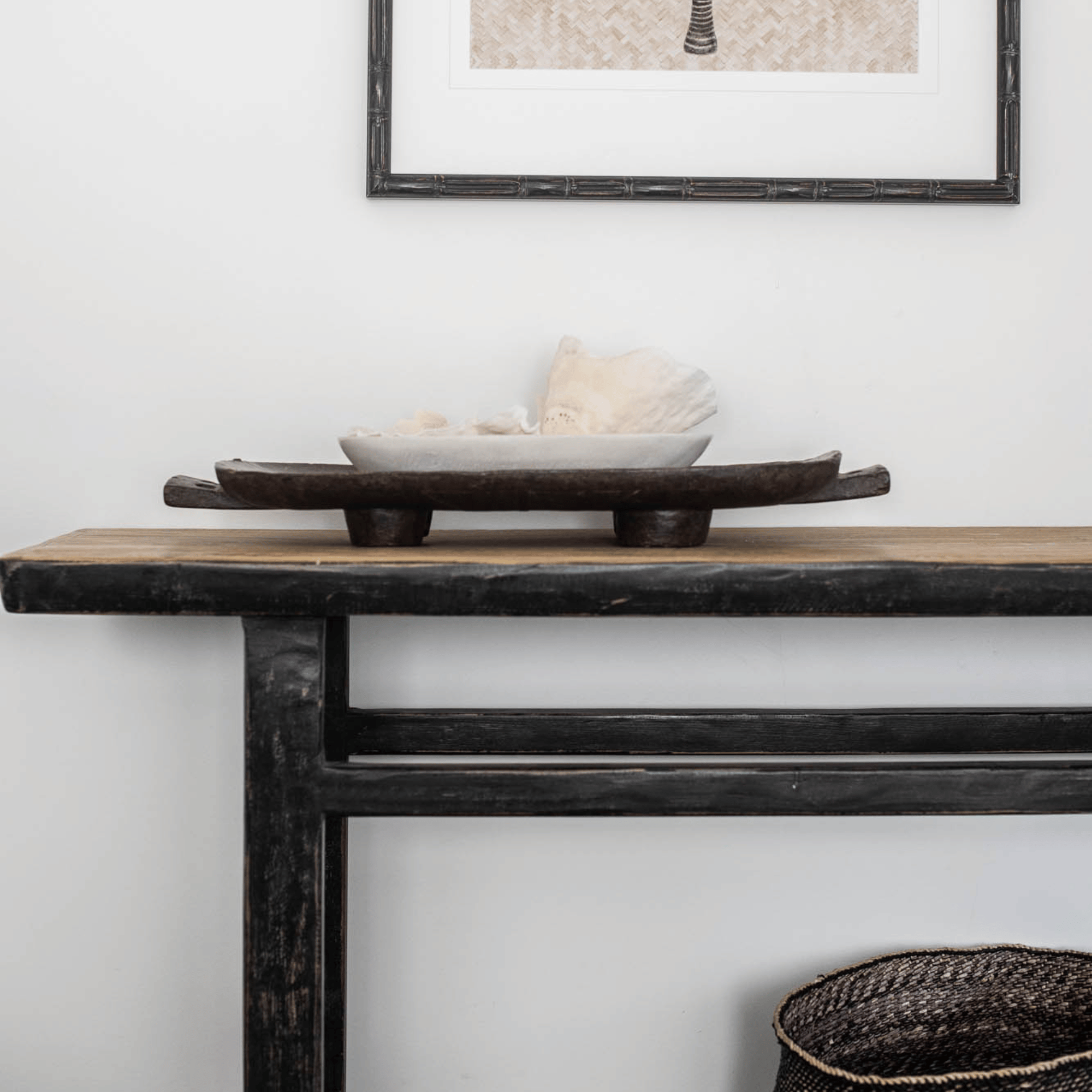 Amsterdam Hall Table L1520mm - Black &amp; Amsterdam