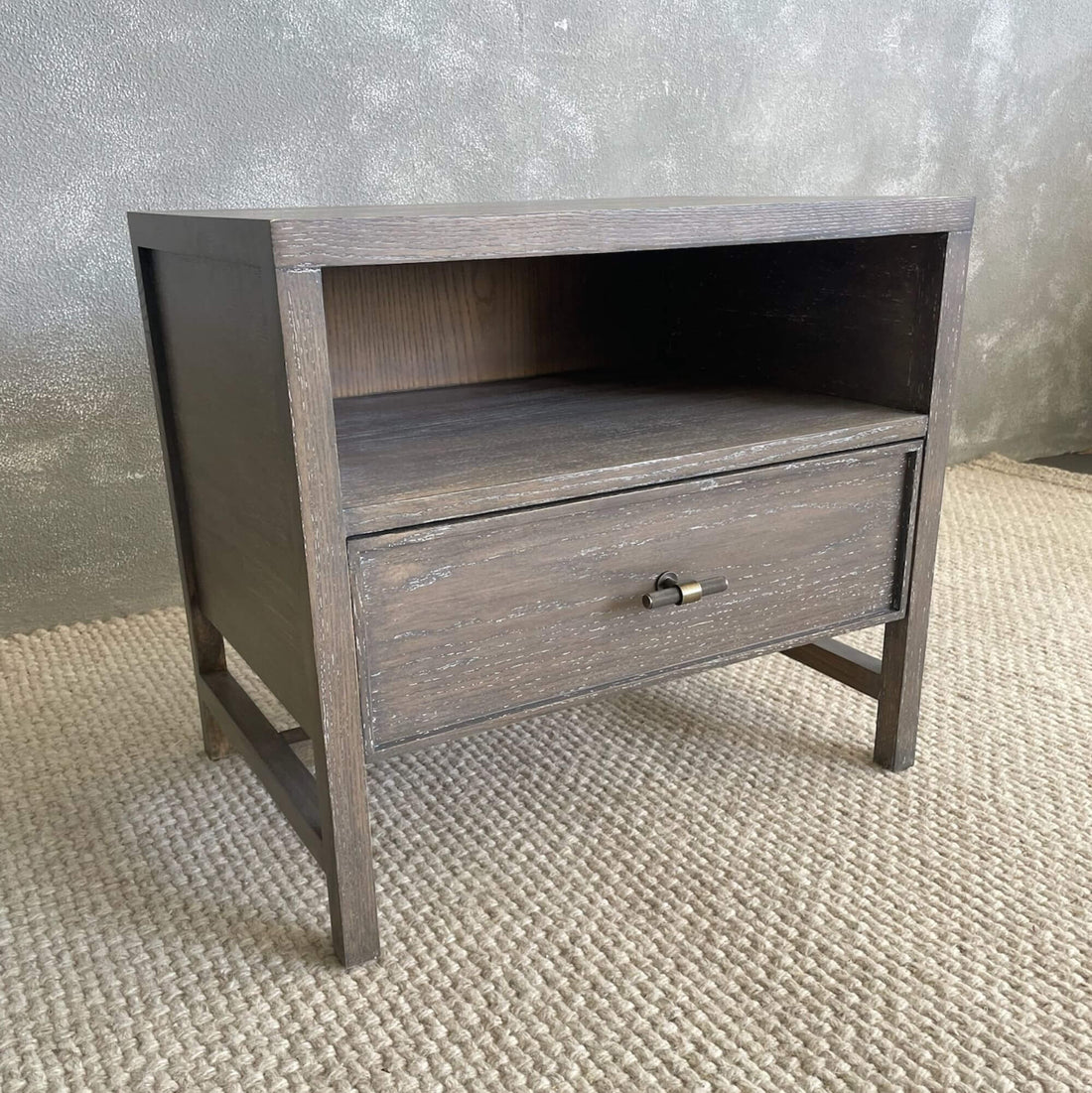 Sorrento Bedside L600mm - Smoked Grey