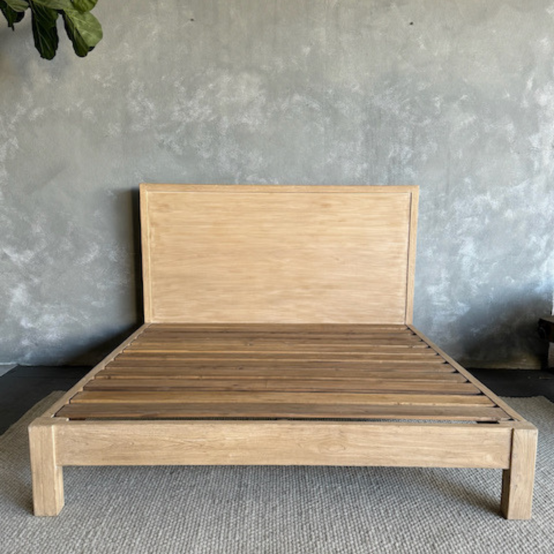 Reclaimed Elm Bed - King