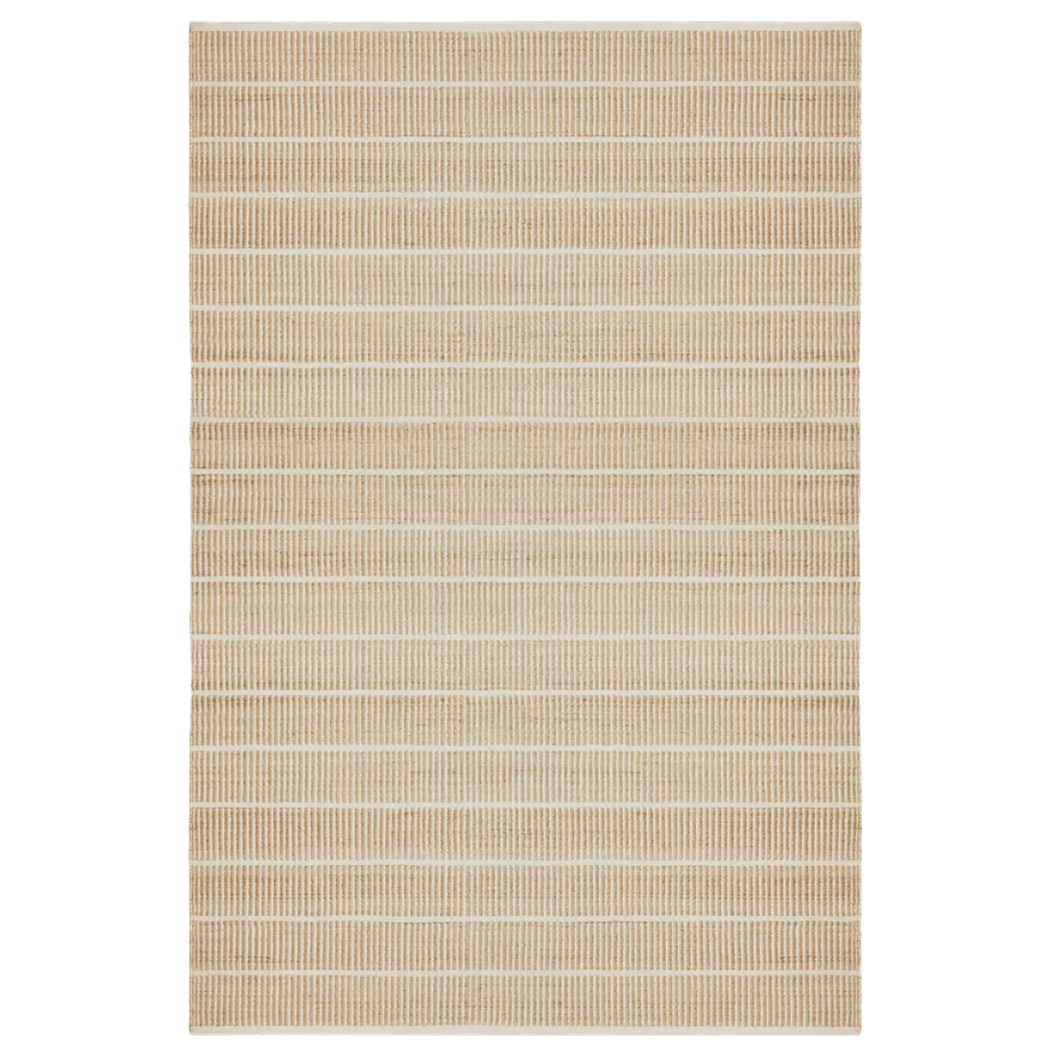 Armadillo TRELLIS Rug - Natural &amp; White - 2.5 x 3.5m