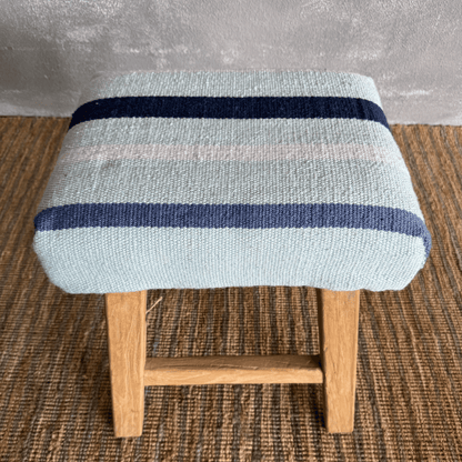 Upholstered Elm Stool - Limited Edition