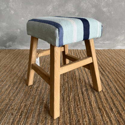 Upholstered Elm Stool - Limited Edition