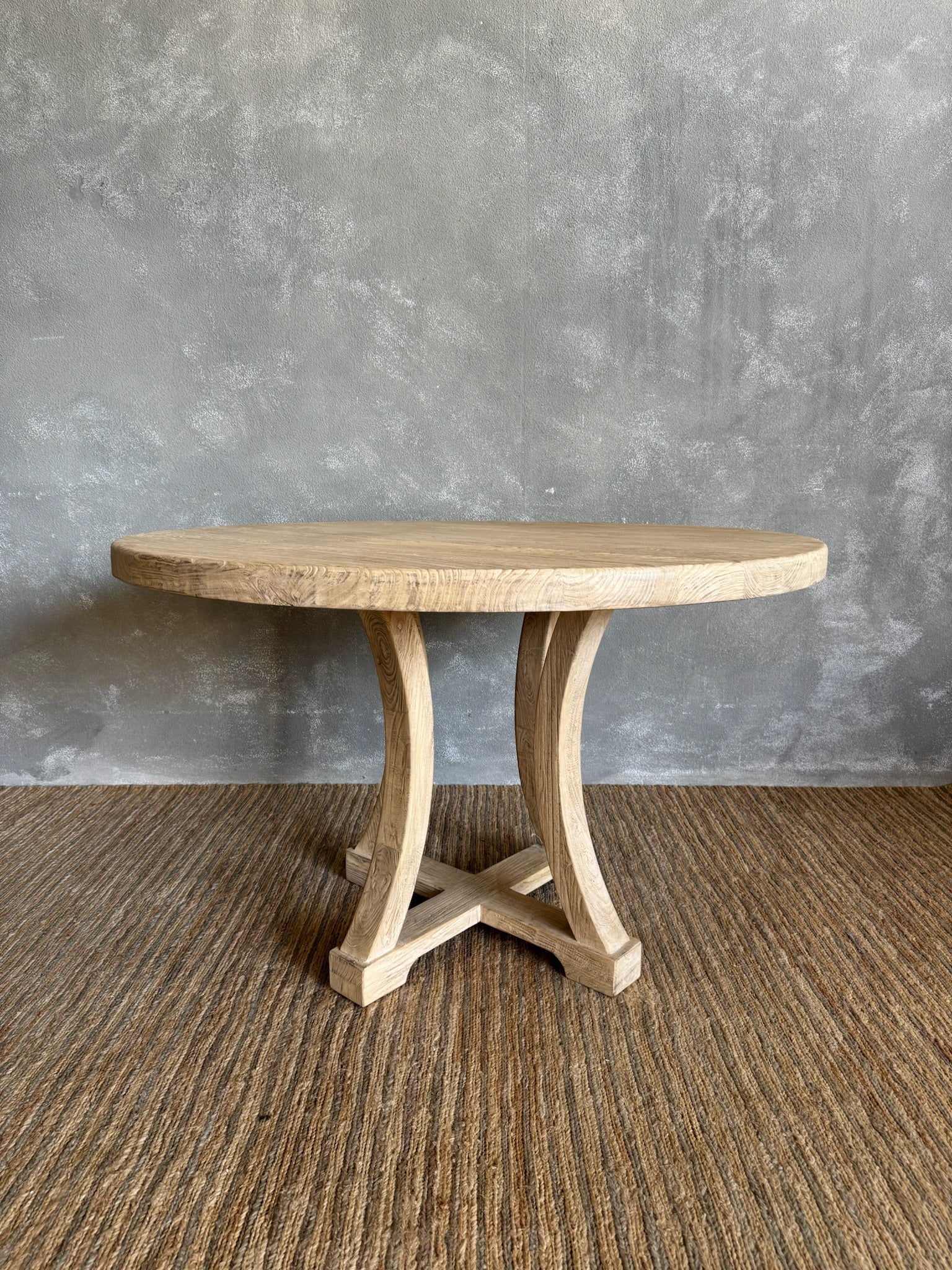 Saville Elm Dining Table - D1200mm