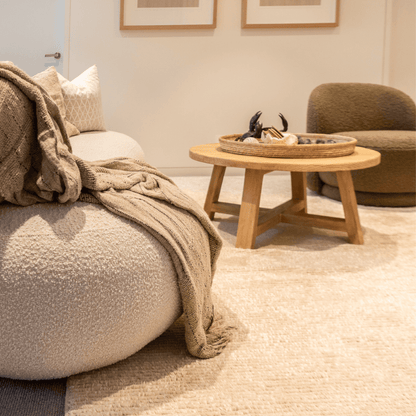 Elm Round Coffee Table - D850mm - Natural