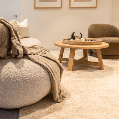 Elm Round Coffee Table - D850mm - Natural