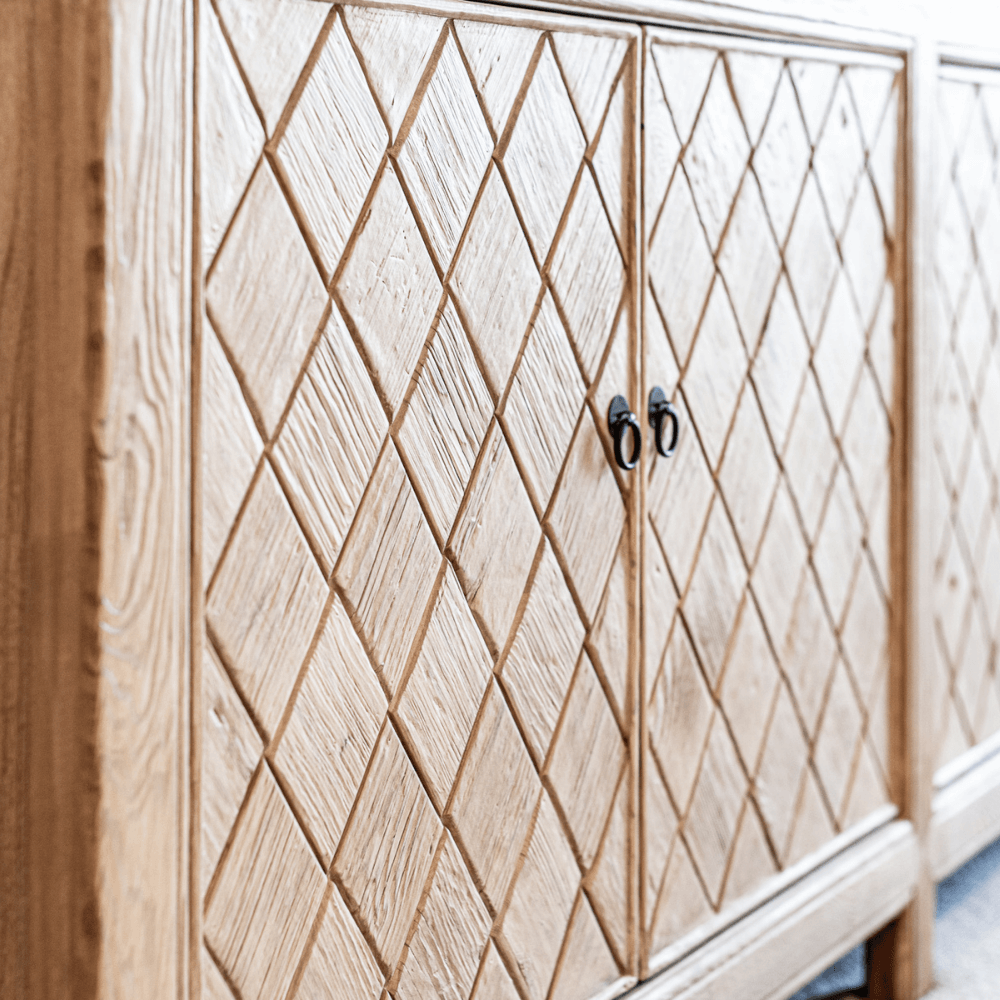 Criss Cross Elm Sideboard L2240mm