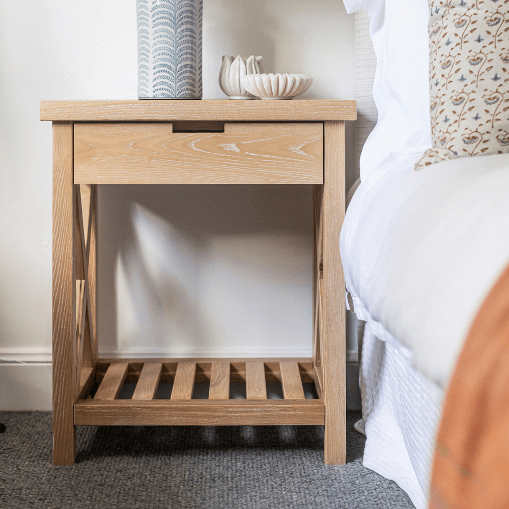 Caribbean Bedside L600mm - 1 Drawer