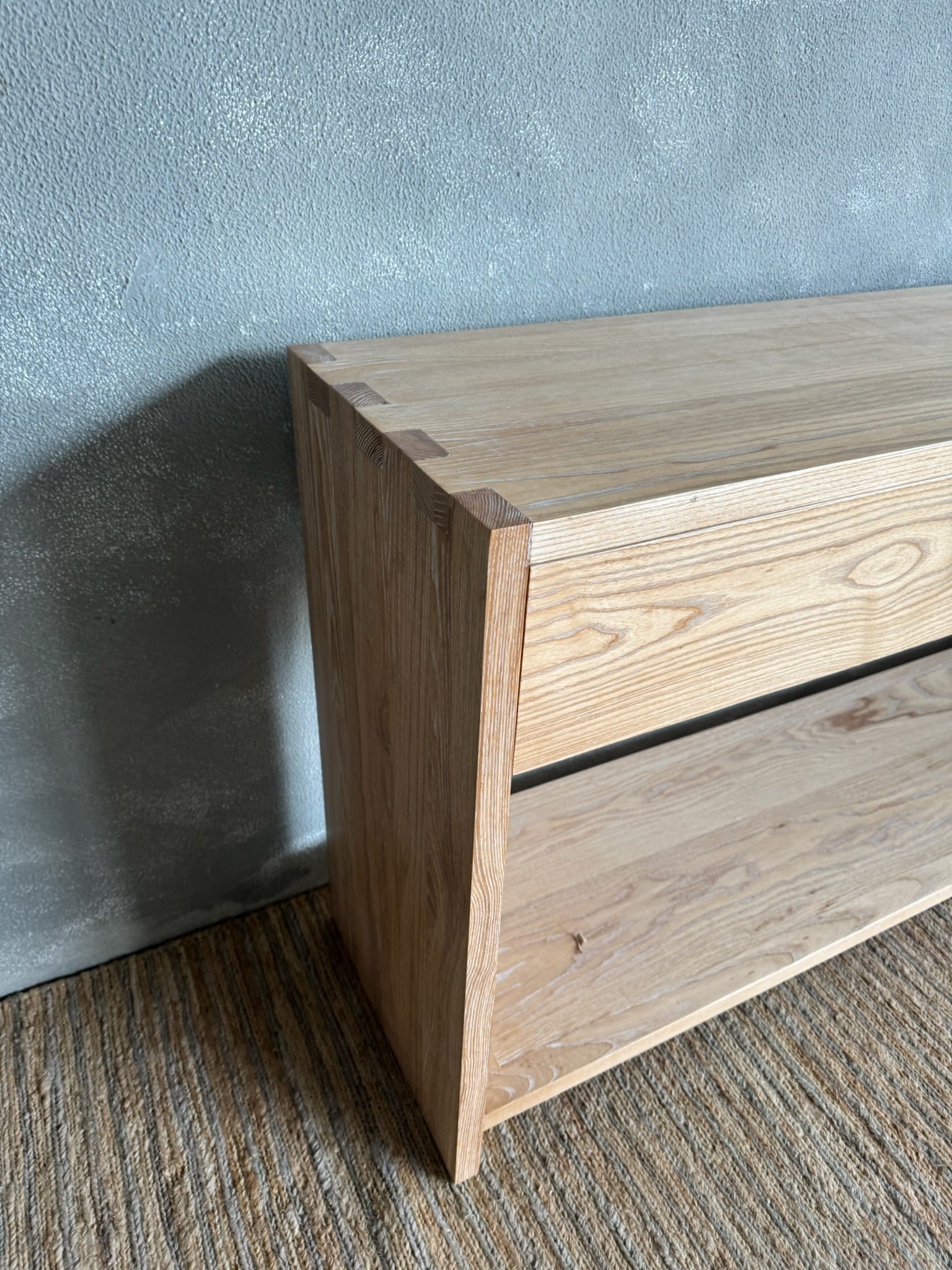 Bronte Console L2000mm - Limed Ash