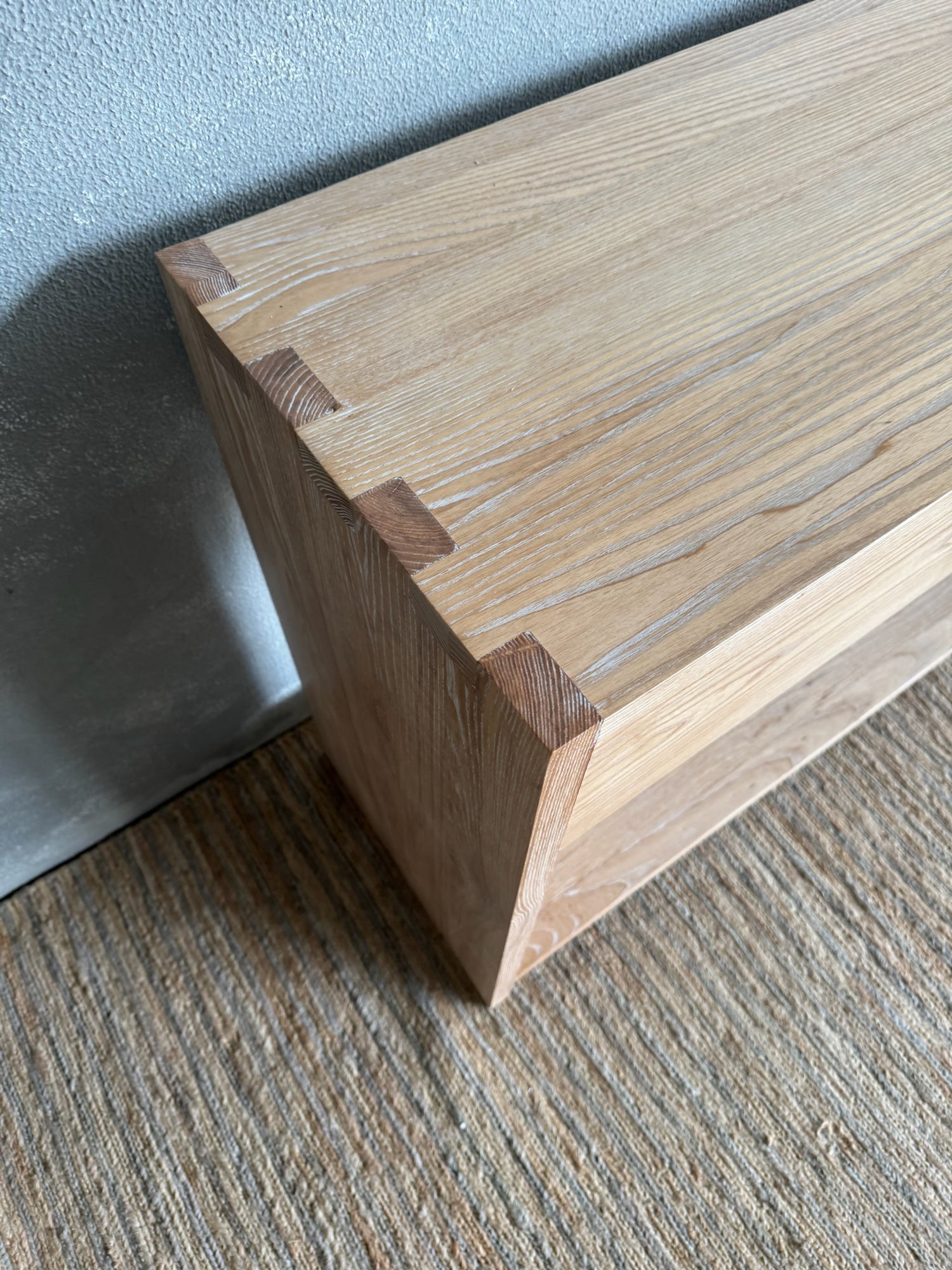 Bronte Console L2000mm - Limed Ash