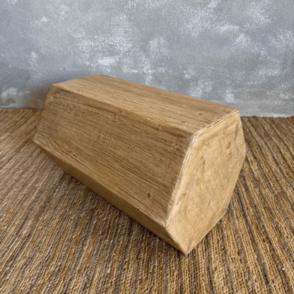 Hexagon Elm Side Table