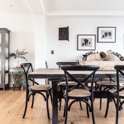 Cross Back Dining Chair