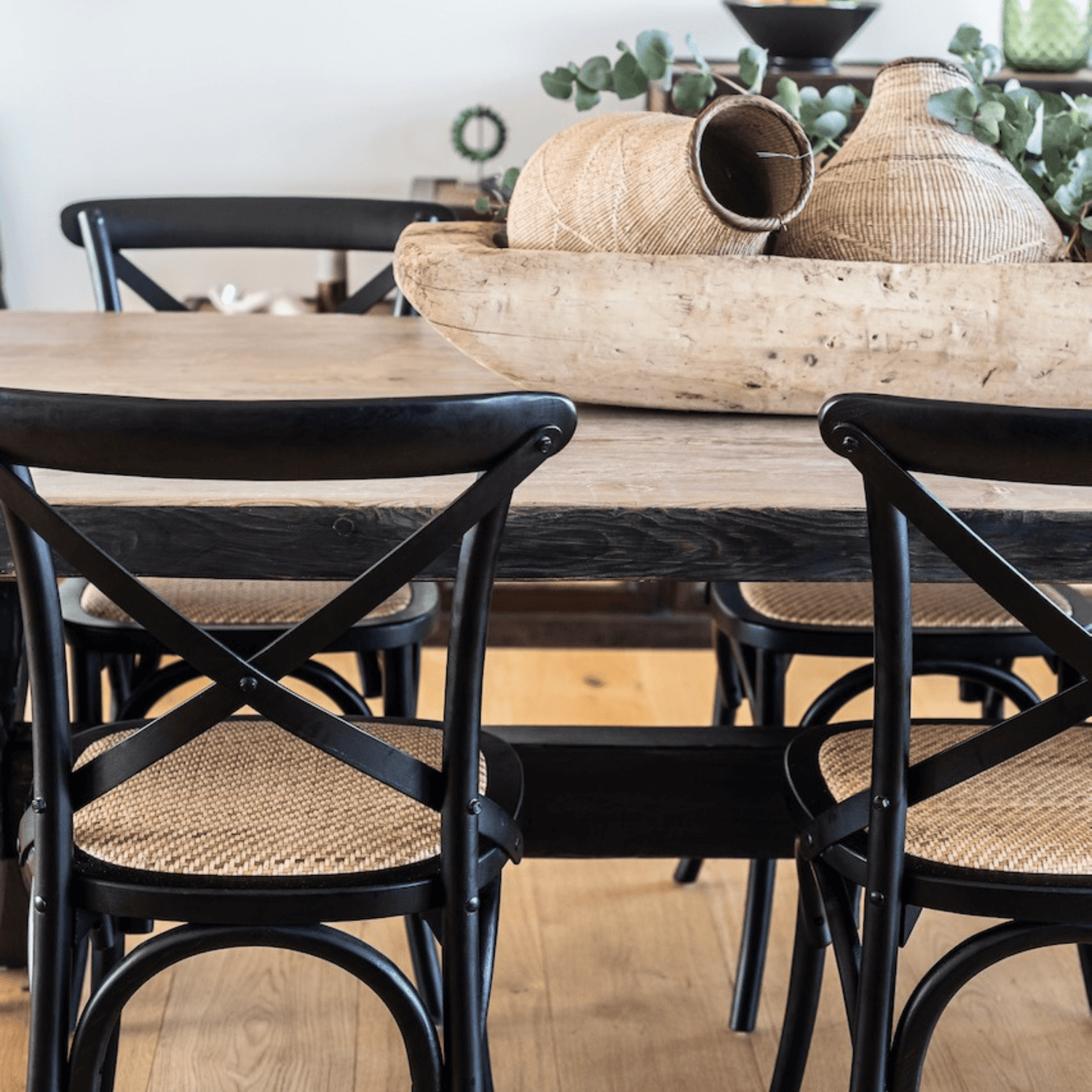 Cross Back Dining Chair