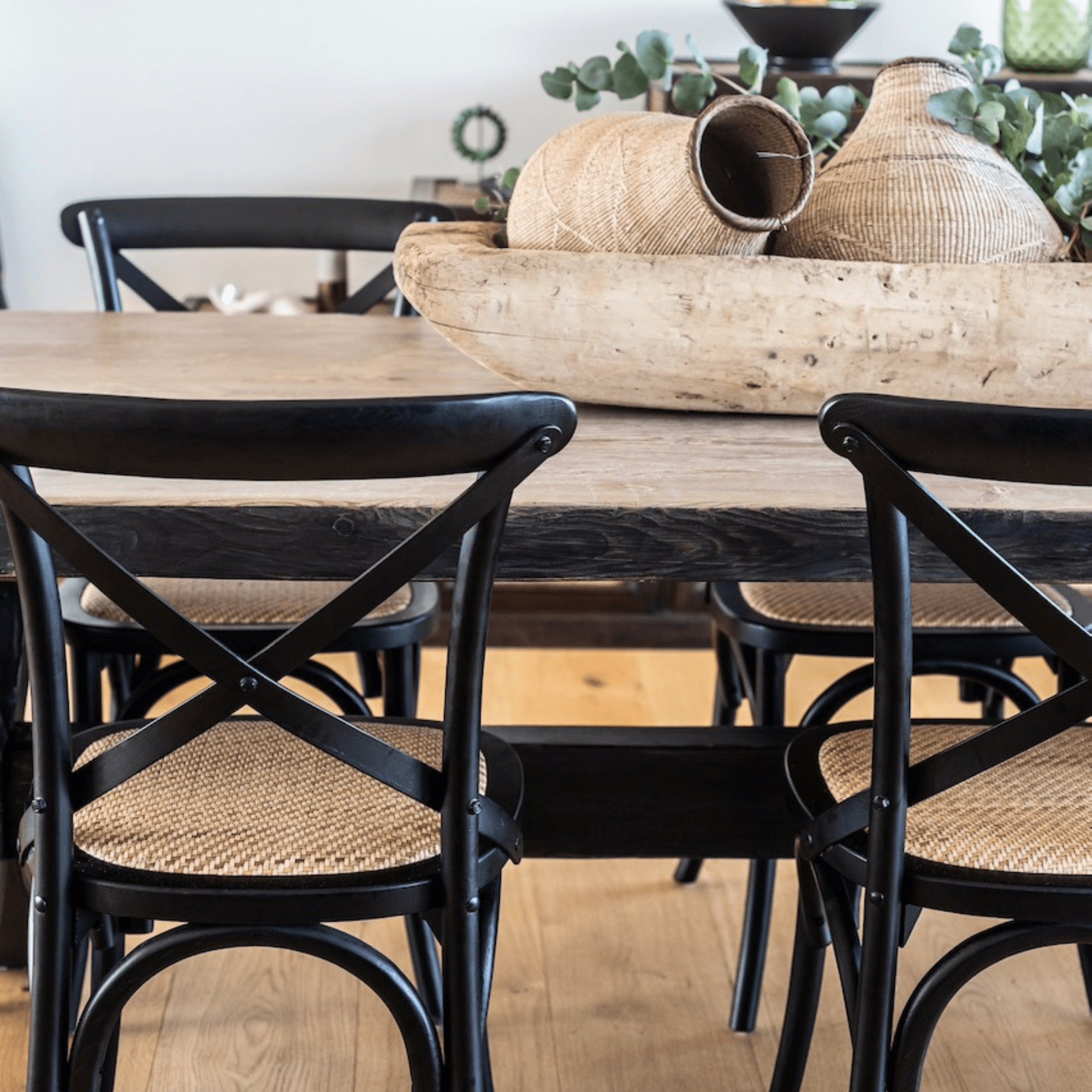 Cross Back Dining Chair