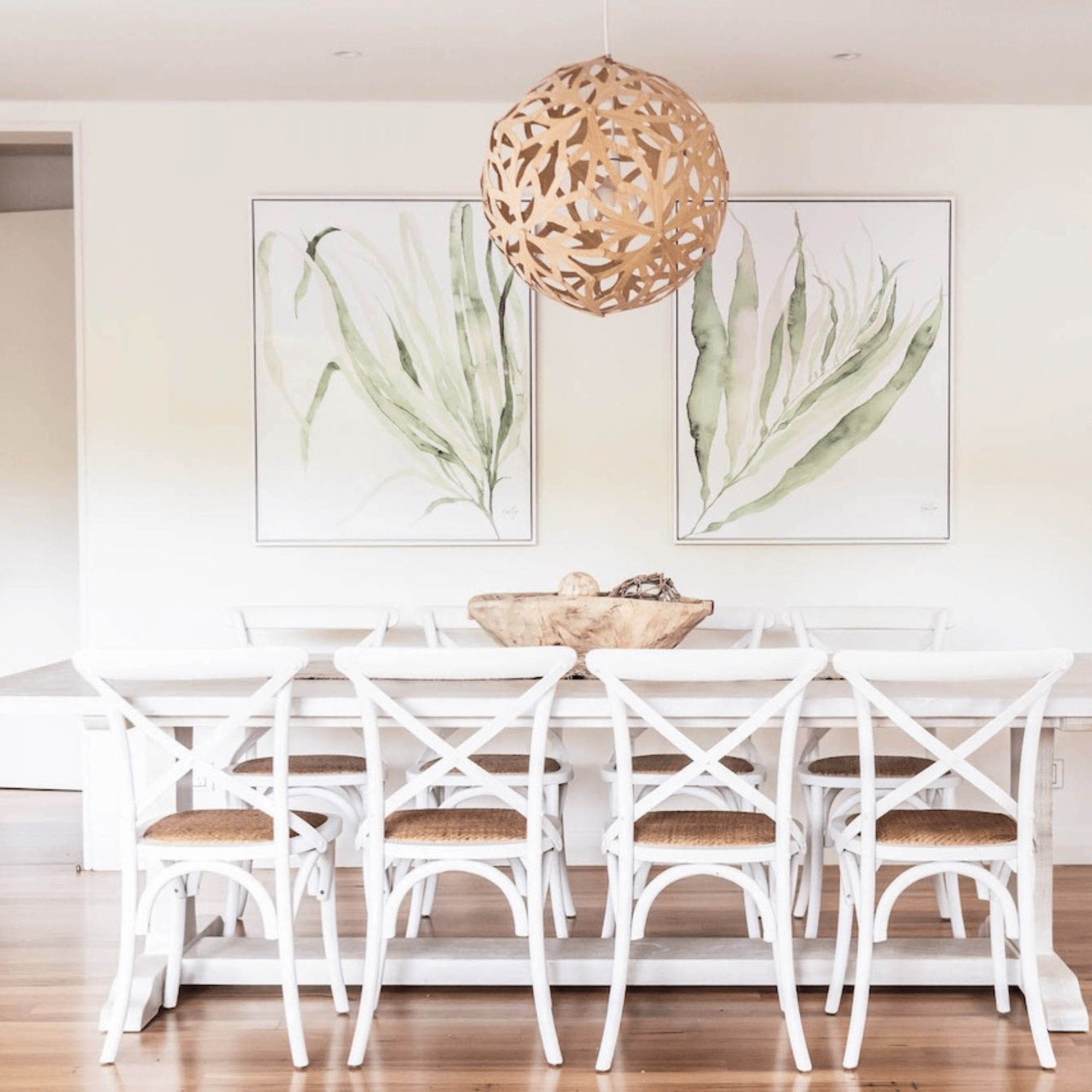 Cross Back Dining Chair