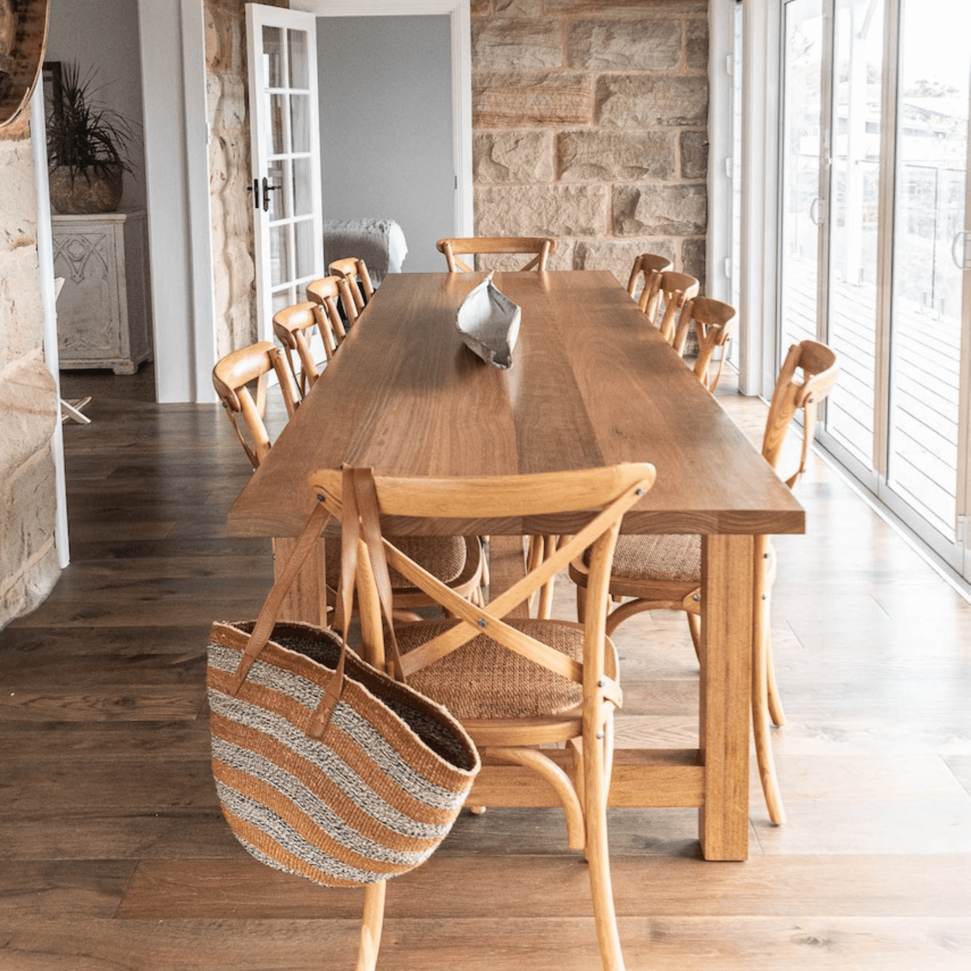 Cross Back Dining Chair